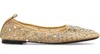 Tory Burch Sheer Nylon Flat Shoes In Multi