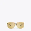 Tory Burch Shield Runway Sunglasses In Brown