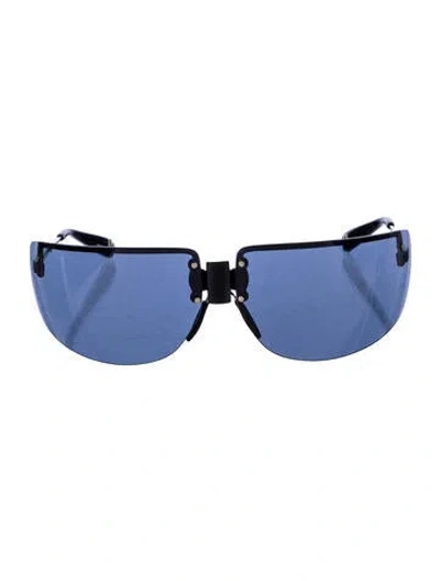 Pre-owned Tory Burch Shield Tinted Sunglasses In Multi