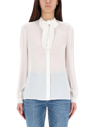 TORY BURCH TORY BURCH SHIRT WITH BOW