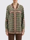 Tory Burch Printed Silk Shirt In Multi
