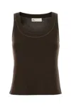 Tory Burch Brown Viscose Tank Top