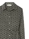 Tory Burch Graphic Print Tunic Belted Waist In Pattern