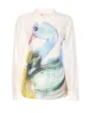 Tory Burch Lucky Duck Shirt In White
