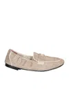 Tory Burch Soft Suede Ballet Loafer In Beige