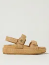 Tory Burch Raffia Kira Open Toe Textured Sole Sandals