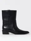 Tory Burch Urban Western Style Short Boots In Schwarz