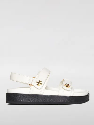 TORY BURCH FLAT SANDALS TORY BURCH WOMAN COLOR IVORY,F72814044