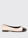 Tory Burch Cap-toe Ballet Rose In Pink