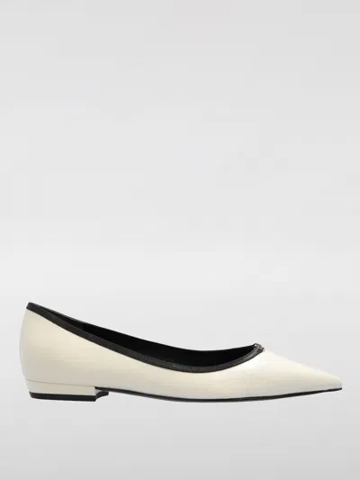 TORY BURCH BALLET FLATS TORY BURCH WOMAN COLOR WHITE,G01149001