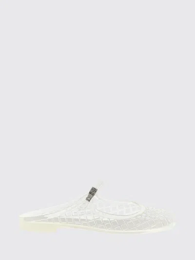 Tory Burch Mellow Jelly Mary Jane Ballerina Mules In Metallic