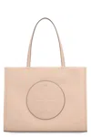 Tory Burch Small Ella Embossed Tote Bag In Neutral
