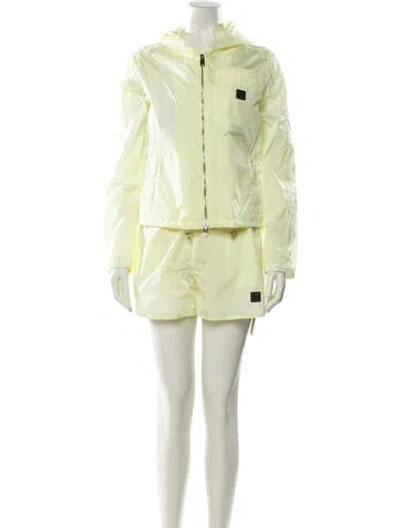 Pre-owned Tory Burch Short Set In Yellow