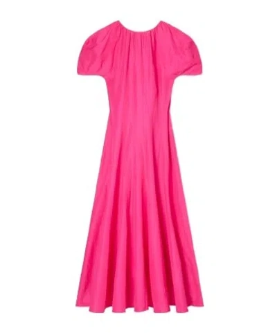 Tory Burch Balloon Sleeve Linen Dress