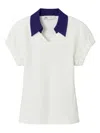 Tory Burch Short-sleeve Polo Top In White