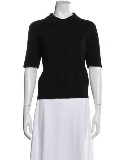 Pre-owned Tory Burch Short Sleeve Top In Blue