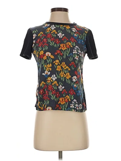 Pre-owned Tory Burch Short Sleeve T-shirt In Black