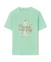 Tory Burch Short-sleeved T-shirt In Green