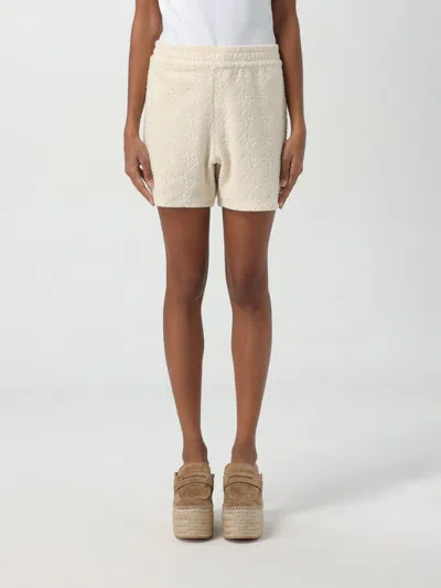 TORY BURCH SHORT TORY BURCH WOMAN COLOR IVORY,G81678044