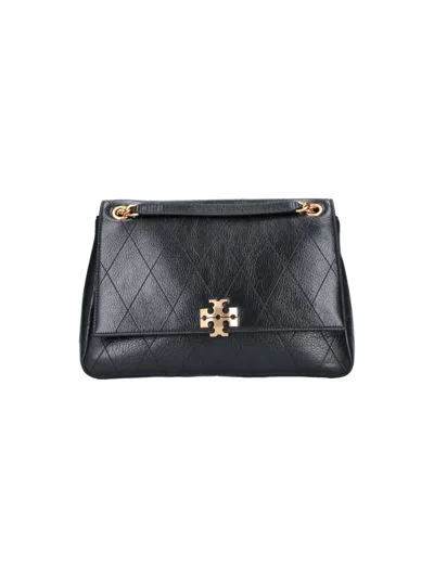Tory Burch Shoulder Bag "charlie" In Black