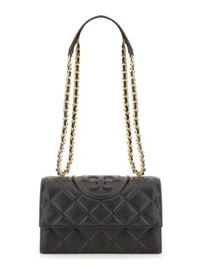 Tory Burch Shoulder Bag "fleming" Small In Black