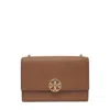 Tory Burch Miller Shoulder Bag In Forest Brown