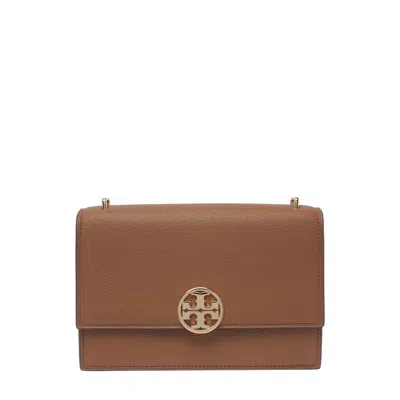 Tory Burch Miller Shoulder Bag In Forest Brown
