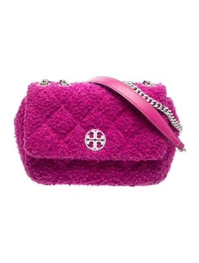 Pre-owned Tory Burch Shoulder Bag In Purple