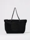 Tory Burch Ella Chain Small Crossbody In Black
