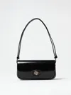 Tory Burch Smooth Finish Cross-body Bag With Adjustable Strap In Black