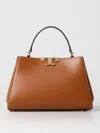 Tory Burch Bauletto Eleonor Large Shoulder Bag In Brown