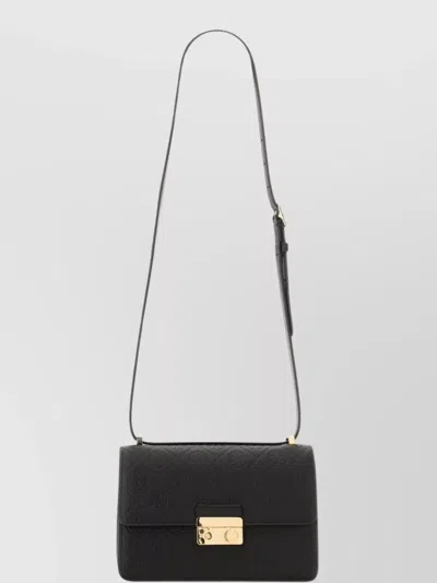 Tory Burch Shoulder Bag With Adjustable Strap And Textured Finish