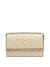 Tory Burch Fleming Small Convertible Shoulder Bag Vanilla Soft Serve
