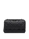Tory Burch Grain Small Convertible Crossbody Bag In Black