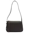 Tory Burch Zip-fastening Curved Shoulder Bag In Black