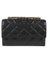 Tory Burch Quilted Chain Strap Crossbody Bag In Black