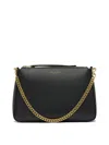 Tory Burch Perry Leather Shoulder Bag In Black