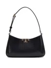 Tory Burch Slim Leather Shoulder Bag With Curved Silhouette