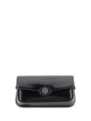 Tory Burch Robinson Spazzolato E/w Shoulder Bag In Black