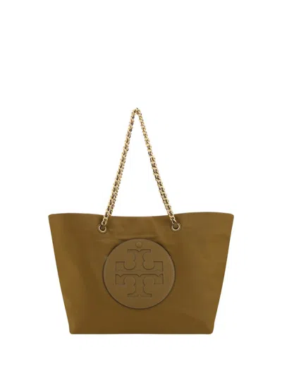 Tory Burch Ella Chain Tote In Brown