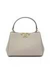 Tory Burch Mini Eleanor Leather Top Handle Bag In Neutral