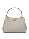 Tory Burch Mini Eleanor Leather Top Handle Bag In Neutral