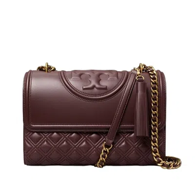 Tory Burch Shoulder Bags Woman  - Fleming Convertible Shoulder Bag - Burgundy