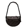 Tory Burch Shoulder Bags Woman  - Mini Fleming Soft Crescent - Black