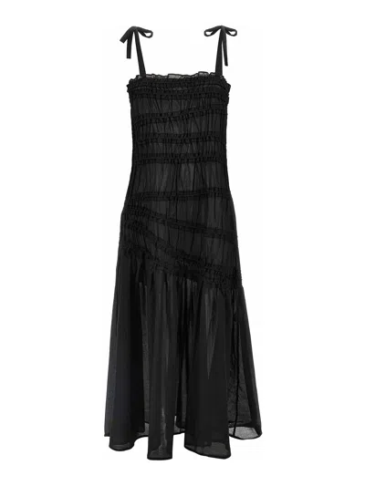 TORY BURCH SHOULDER TIE DRESS