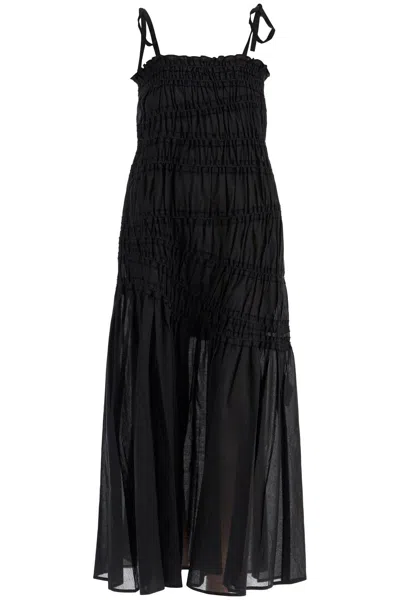 Tory Burch Shoulder Tie Dress In Black (black)