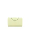 Tory Burch Crossbody Wallet With Quilted Design And Leather Inserts