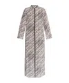 Tory Burch Side Slit Dress In Gray