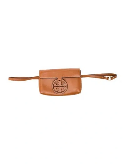 Pre-owned Tory Burch Signature Belt Bag In Brown