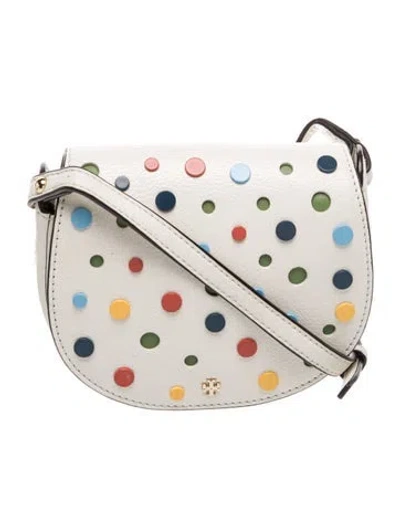 Pre-owned Tory Burch Signature Crossbody Bag In Neutral